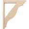 Ekena Millwork 6-in W x 34-in D x 42-in H Funston Slat Rough Cedar Woodgrain TimberThane Outlooker, Primed Tan OUTUR060X34X42FST24RCPR - alternate 4